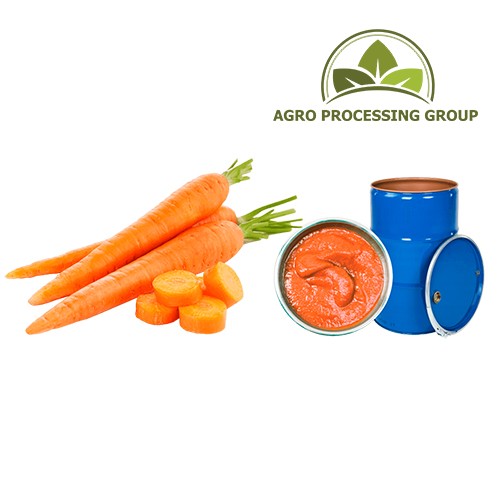 Морковное пюре (концентрат) оптом от производителя - фотография